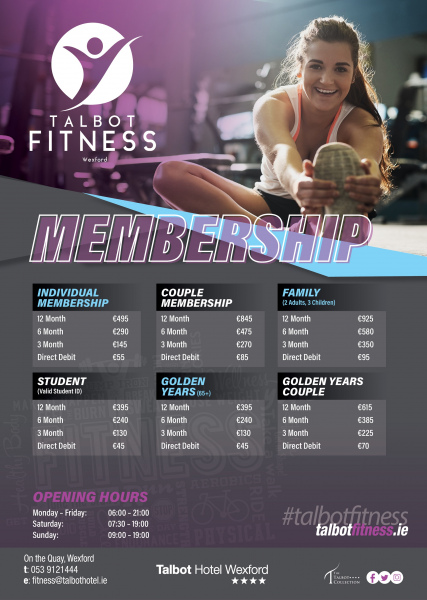 talbot wexford gym membership 2023