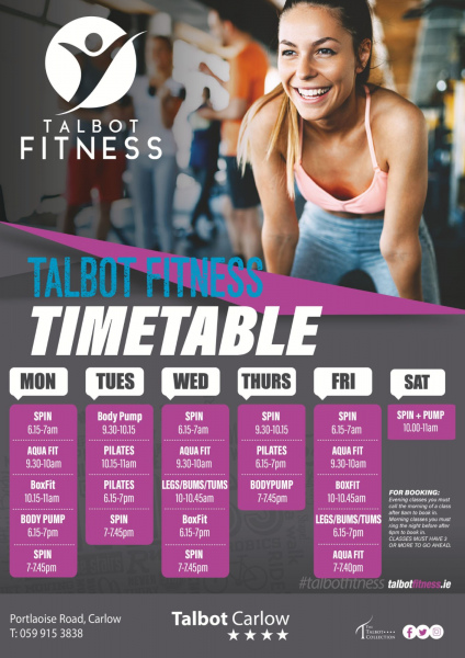 thc fitness timetable 2023